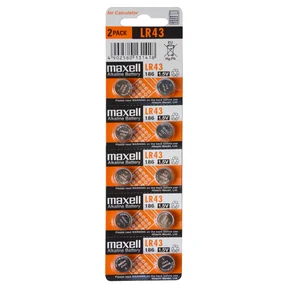 Maxell LR43 10-pack