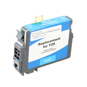 Bläckpatron, ersätter Epson 29 Cyan