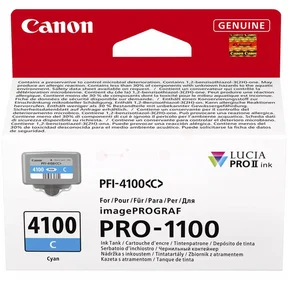 Canon PFI-4100 Bläckpatron Cyan