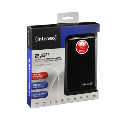 Intenso Memory Case 2,5", USB 3.0 4 TB Intenso Memory Case 2,5", USB 3.0 4 TB