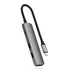 Satechi 4-i-1 USB-C Slim Multiport Adapter 4K - rymdgrå