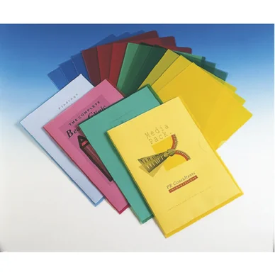 Mapp PP A4 115 my klar präglad 100 st