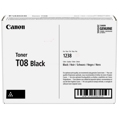 CANON alt Canon toner T08 original svart 11 000 sidor
