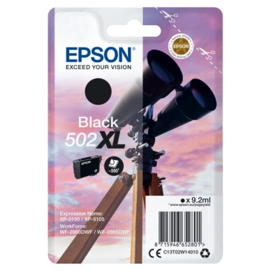 EPSON alt Epson bläckpatron 502XL original svart 550 sidor