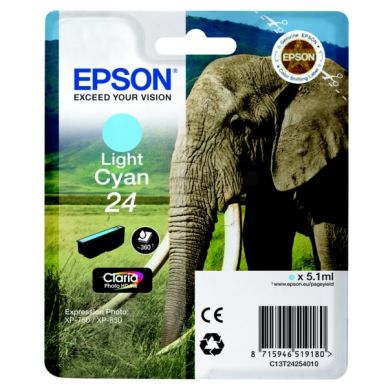 EPSON alt Epson bläckpatron 24 original ljus cyan 5,1 ml