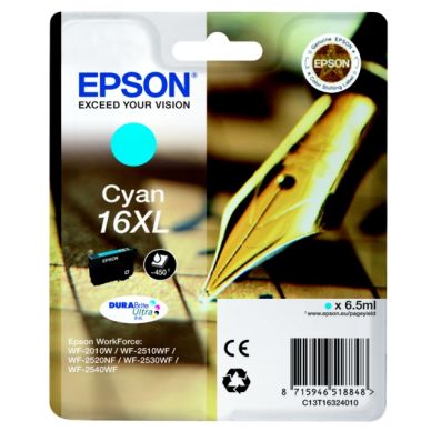 EPSON alt EPSON bläckpatron 16XL cyan 6,5 ml