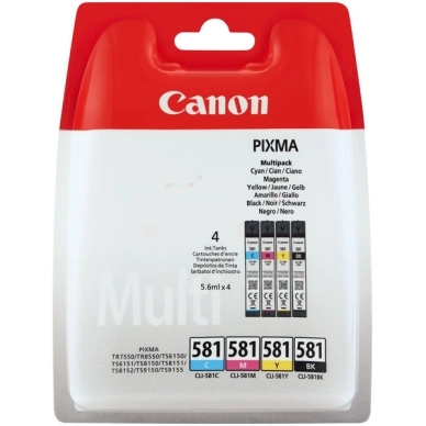 CANON alt Canon multipack CLI-581 original CMYK 4x 5,6 ml