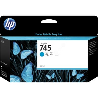 HP bläckpatron 745 original cyan 130 ml HP bläckpatron 745 original cyan 130 ml