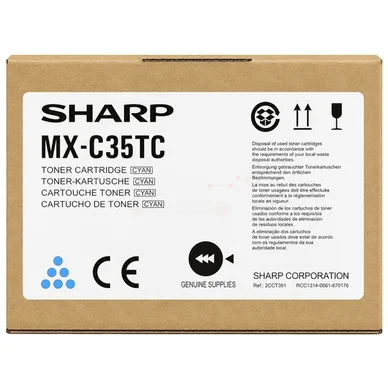 Sharp MXC36TC Sharp MX-C36T Tonerkassett Cyan