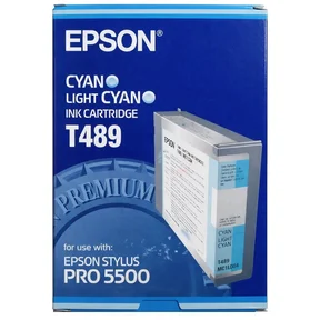 EPSON T489 Bläckpatron Ljus cyan