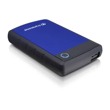 Transcend 2,5" extern hårddisk, 1TB USB 3.0, blå