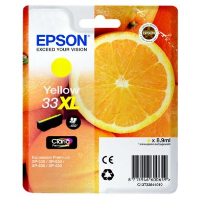 EPSON alt EPSON bläckpatron 33XL original gul 8,9 ml