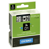 Dymo alt Tape DYMO D1 24mm svart på vit