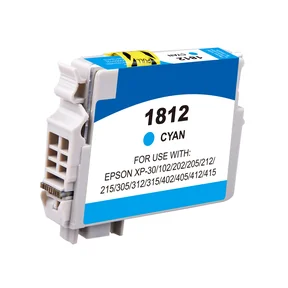 Bläckpatron, ersätter Epson 18XL Cyan