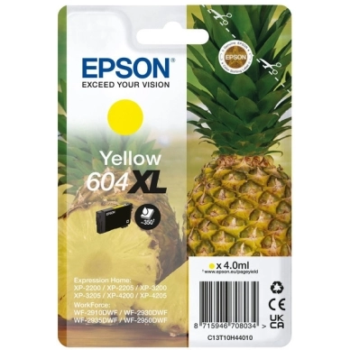 EPSON alt Epson bläckpatron 604XL original gul 4 ml