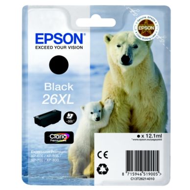 EPSON alt EPSON svart Ink XL Cartridge New Pack Size