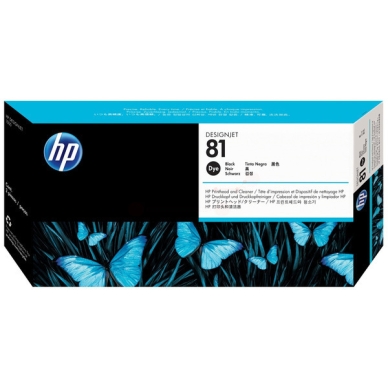 HP alt HP svart Dye Printhead och Cleaner No. 81 (13 ml)