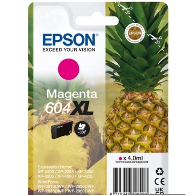 EPSON alt Epson bläckpatron 604XL original magenta 4 ml