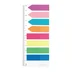 Stick'n Indexflikar PET 4st 45x12 4st 42x12 25 Blad Sor Neon