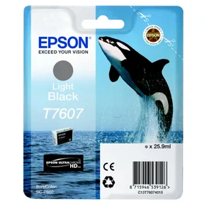 EPSON T7607 Bläckpatron Ljussvart