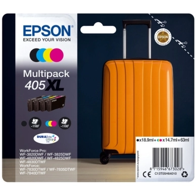 Epson bläckpatron 405XL multipack CMYK 18.9 ml svart / 14.7 ml färg