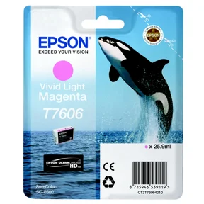 EPSON T7606 Bläckpatron Ljus magenta