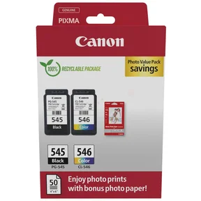 Multipack PG-545 & CL-546 + 50sidor fotopapper