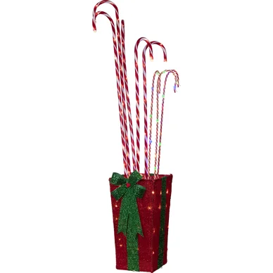 Utomhusdekoration CandyCane 150cm Multi