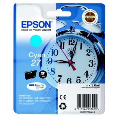 EPSON alt EPSON 27 Bläckpatron Cyan