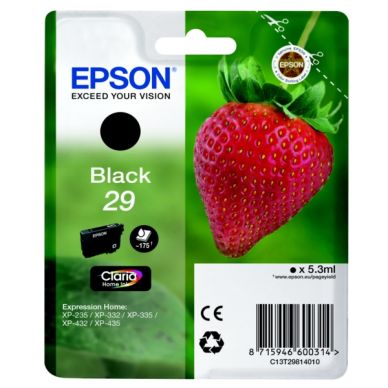 EPSON alt EPSON bläckpatron 29 original svart 5.3 ml