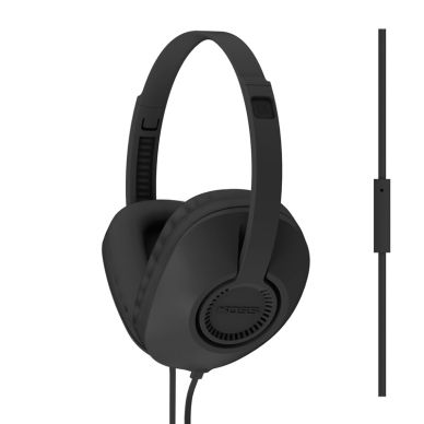 Koss hörlurar UR23iK  On-Ear one touch mic, svart