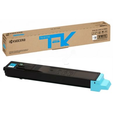 KYOCERA toner TK-8115C original cyan 6 000 sidor KYOCERA toner TK-8115C original cyan 6 000 sidor