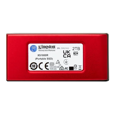 XS1000 2TB  SSD USB 3.2 Gen 2 External Solid State Drive RED