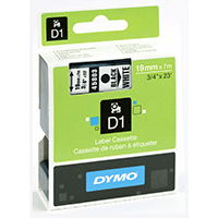 Dymo alt Tape DYMO D1 19mm svart på vit